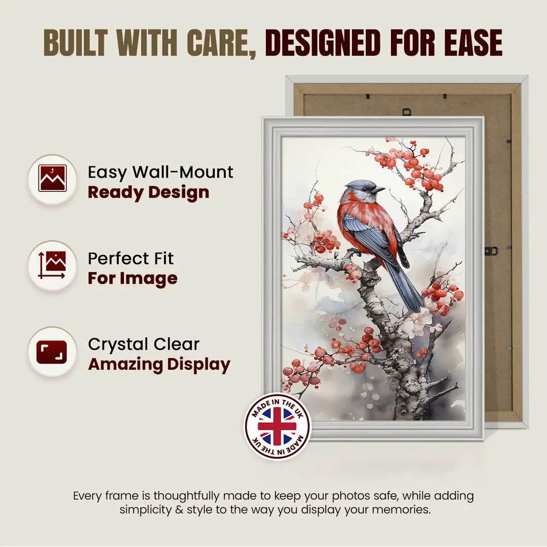 A3 Classic Light Grey Picture Frame - Elegant Wall Display For Photos & Artwork thumbnail 7