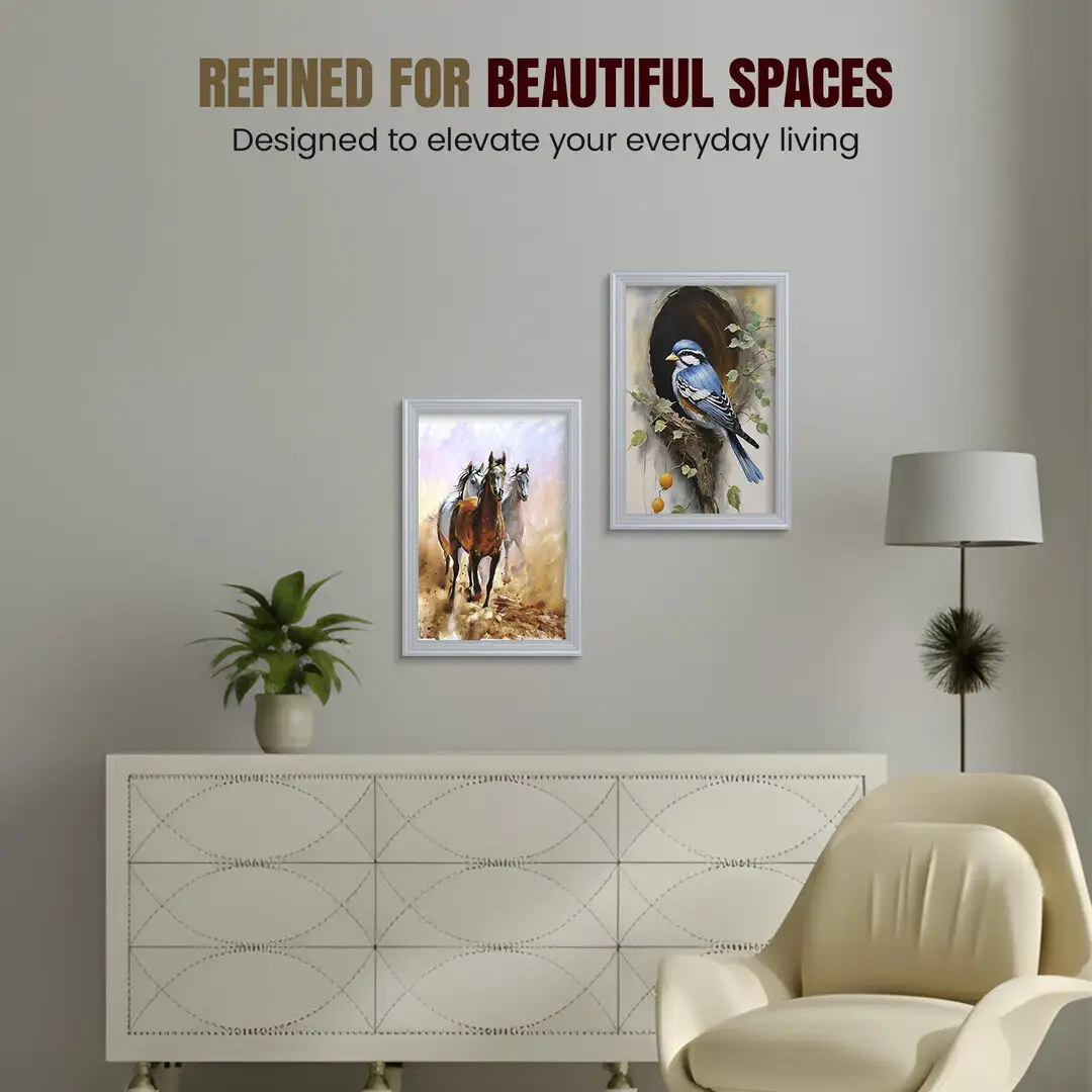 14x11" Classic Silver Picture Frame - Timeless Wall Display For Family Photos & Artwork thumbnail 2