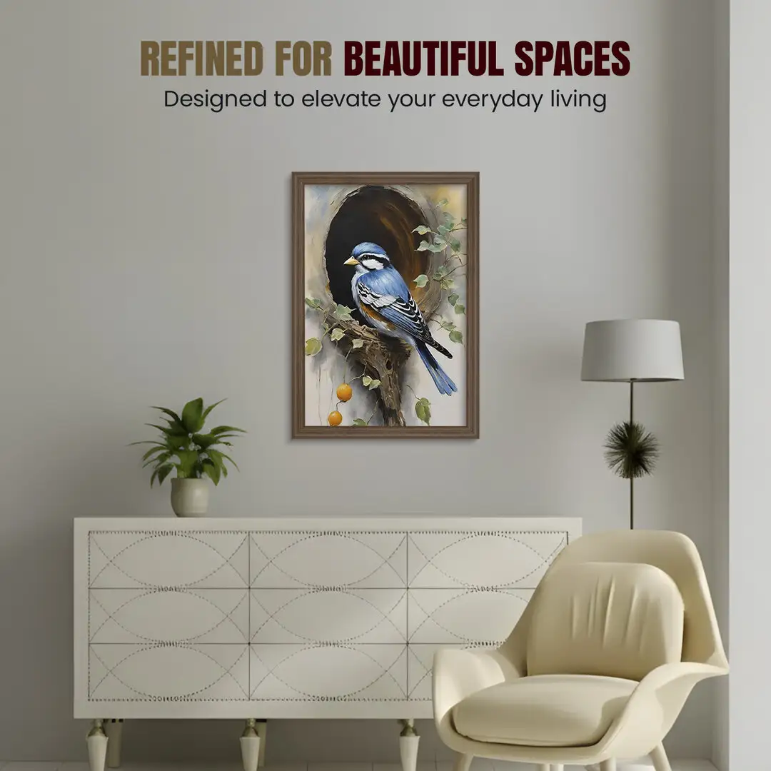 20x12" Classic Walnut Picture Frame - Elegant Wall Display For Photos & Artwork thumbnail 2
