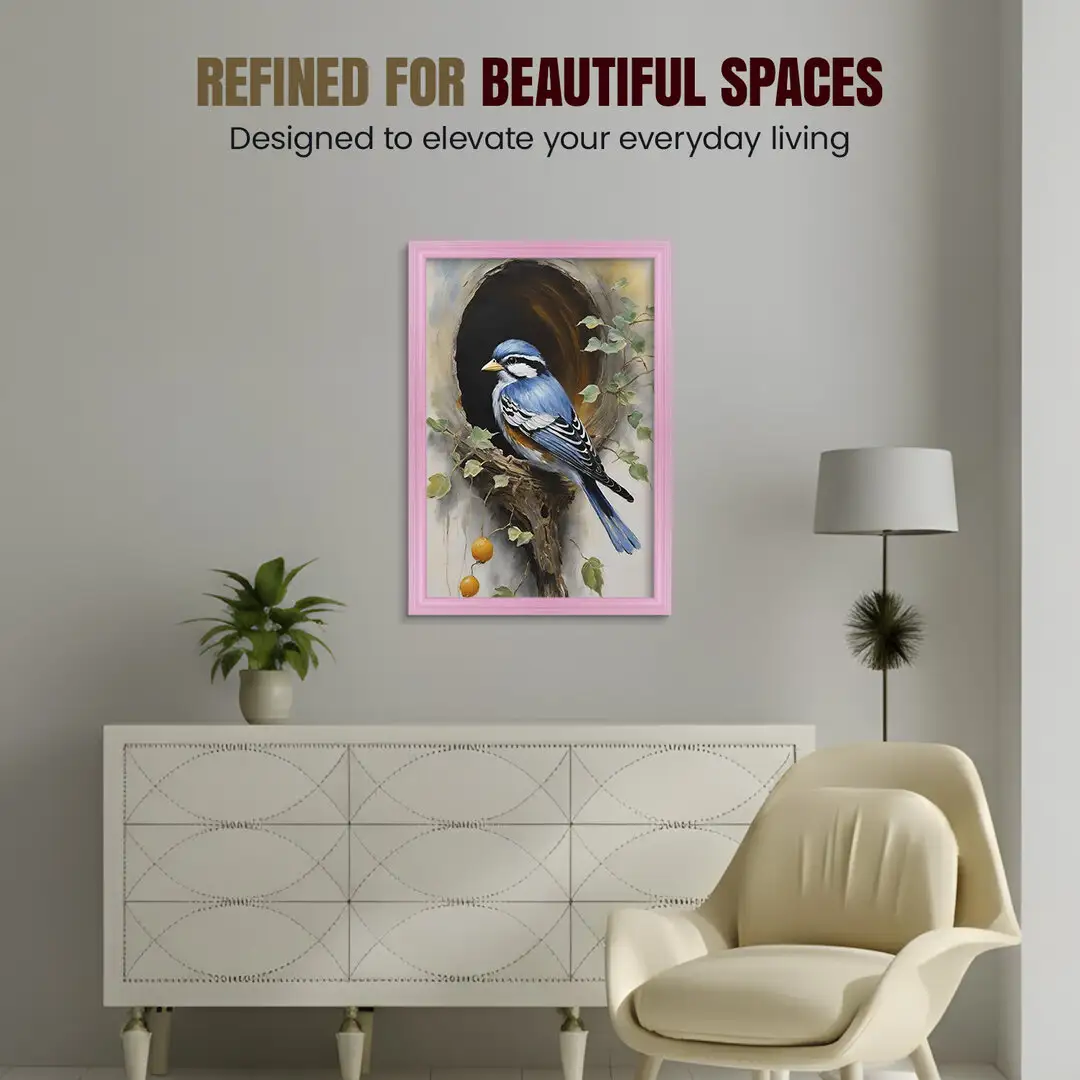 22x16" Classic Pastel Pink Picture Frame - Timeless Wall Display For Family Photos & Artwork thumbnail 2