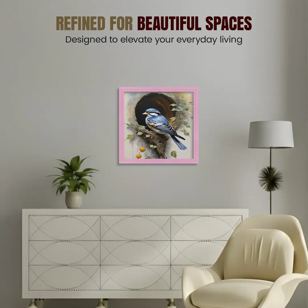 45x45cm Classic Pastel Pink Picture Frame - Elegant Wall Display For Photos & Artwork thumbnail 2