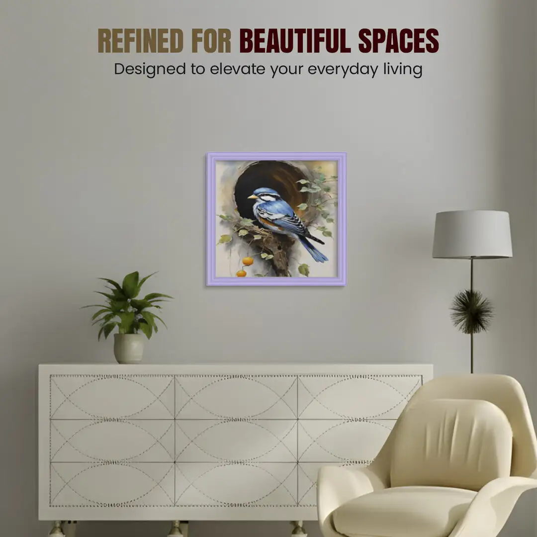 50x50cm Classic Purple Picture Frame - Timeless Wall Display For Family Photos & Artwork thumbnail 2