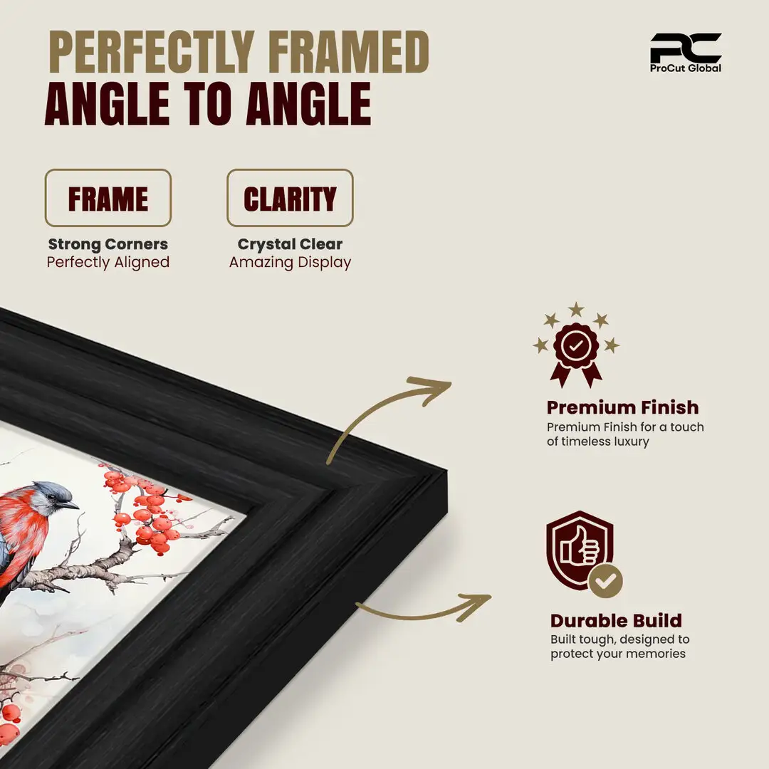 20x15" Classic Black Picture Frame - Elegant Wall Display For Photos & Artwork thumbnail 6