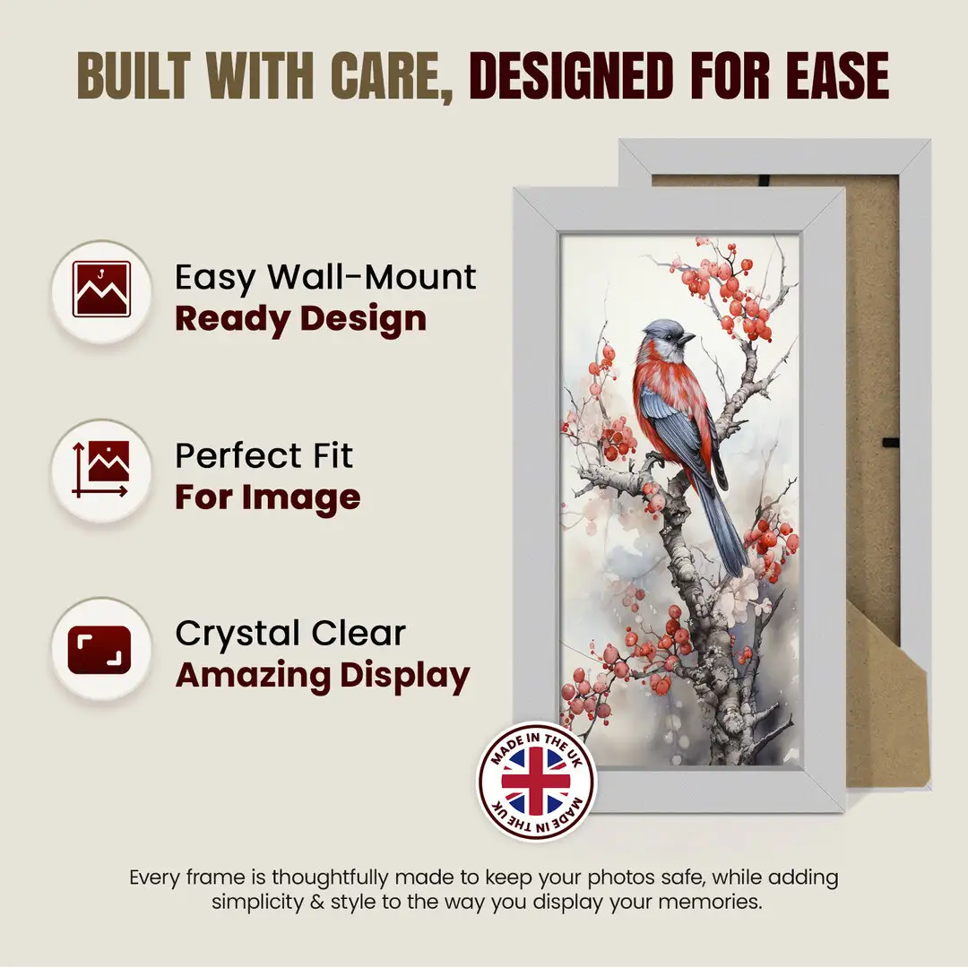 10x5" Sleek Silver Picture Frame With Clear Acrylic Front - For Premium Wall Decor thumbnail 7