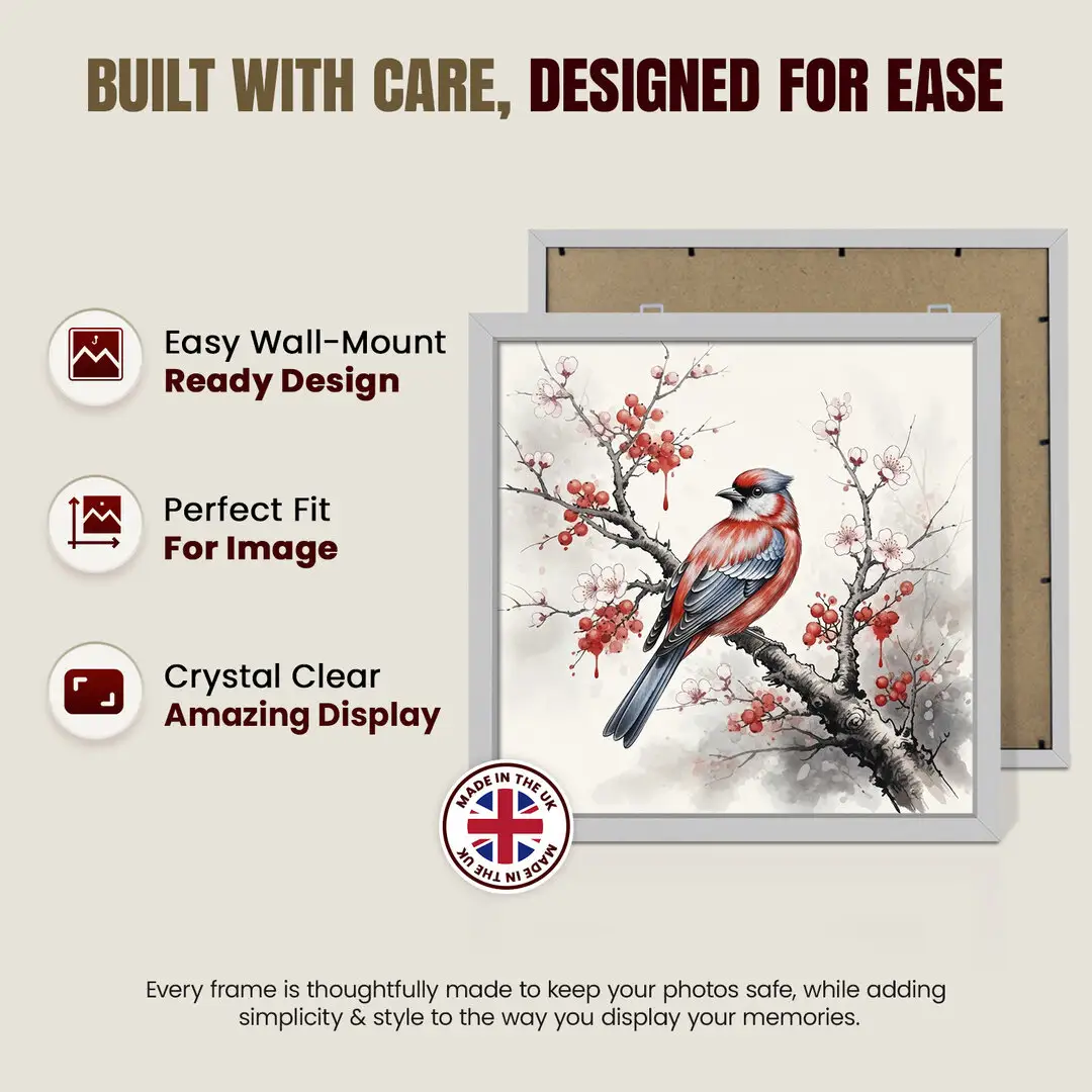 23x23" Sleek Silver Picture Frame With Clear Acrylic Front - For Premium Wall Decor thumbnail 7