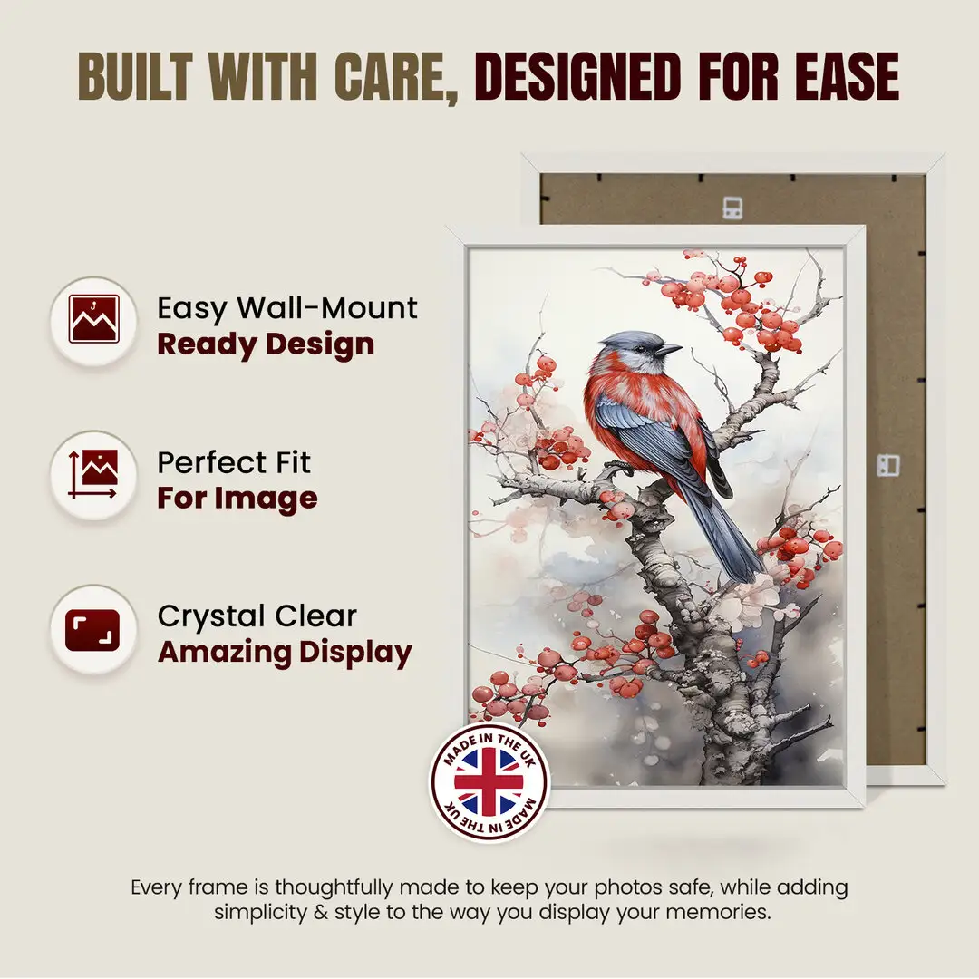 26x16" Sleek White Picture Frame - Elegant Wall Or Desk Display thumbnail 7