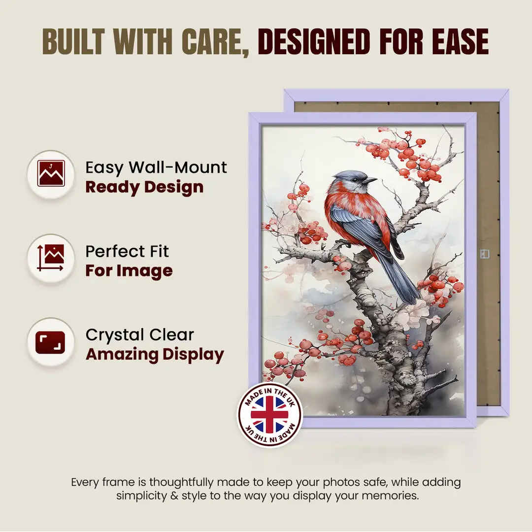 26x20" Sleek Purple Picture Frame - Elegant Wall Or Desk Display thumbnail 7