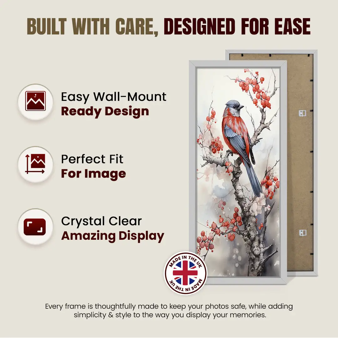 26x8" Sleek Silver Picture Frame With Clear Acrylic Front - For Premium Wall Decor thumbnail 7