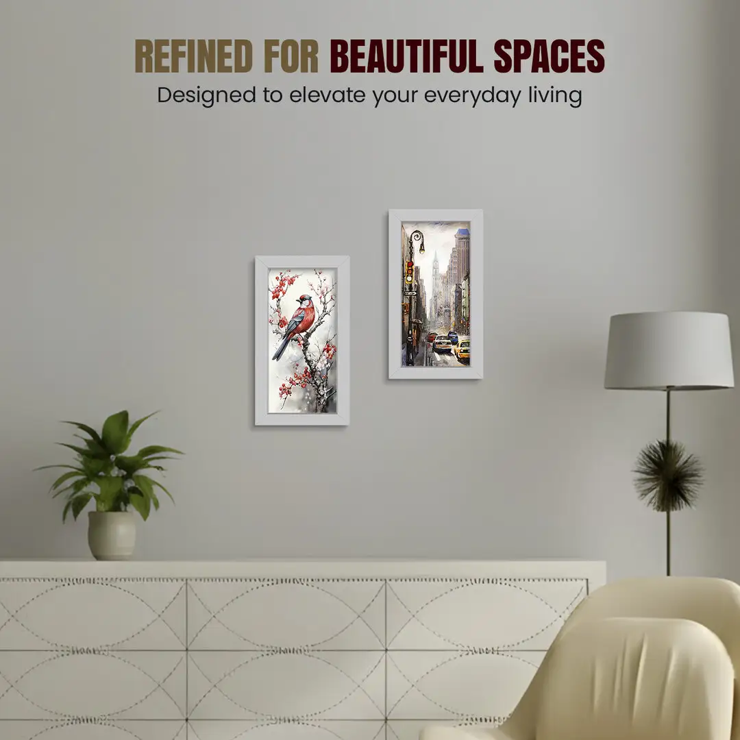 10x4" Sleek Silver Picture Frame - Elegant Wall Or Desk Display thumbnail 2