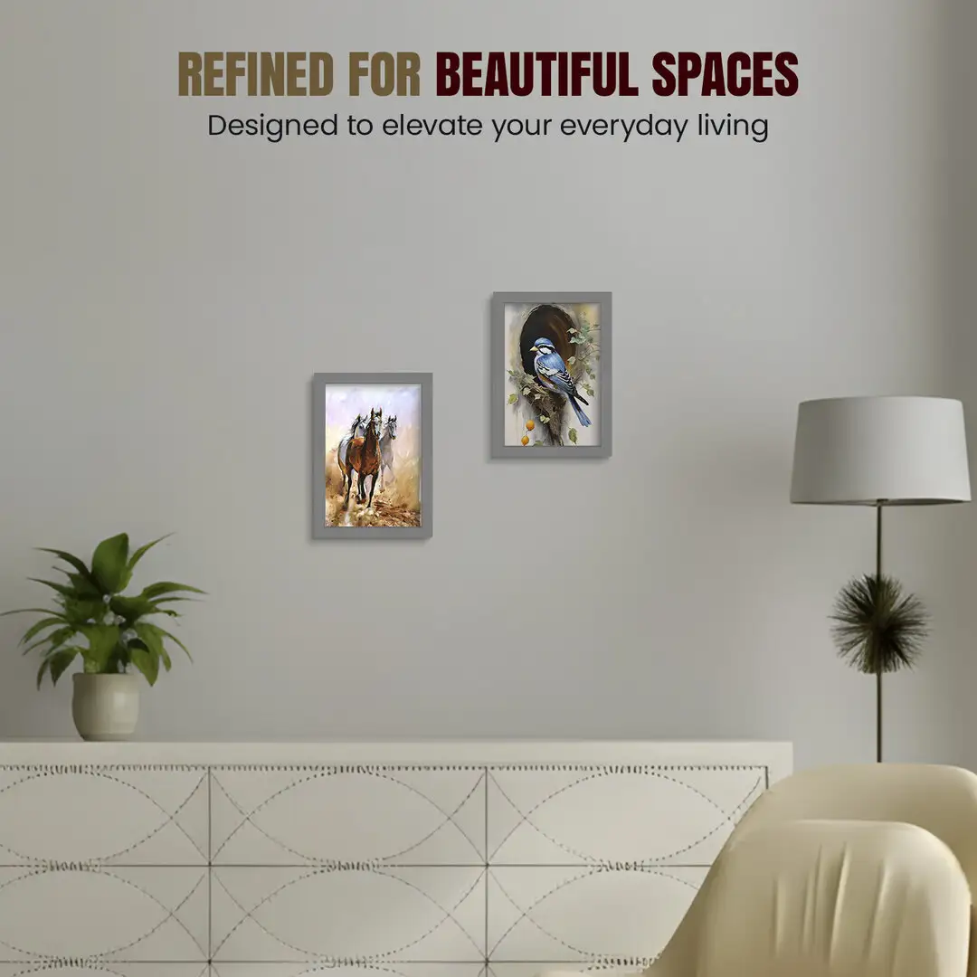 12x10" Sleek Dark Grey Picture Frame - Elegant Wall Or Desk Display thumbnail 2