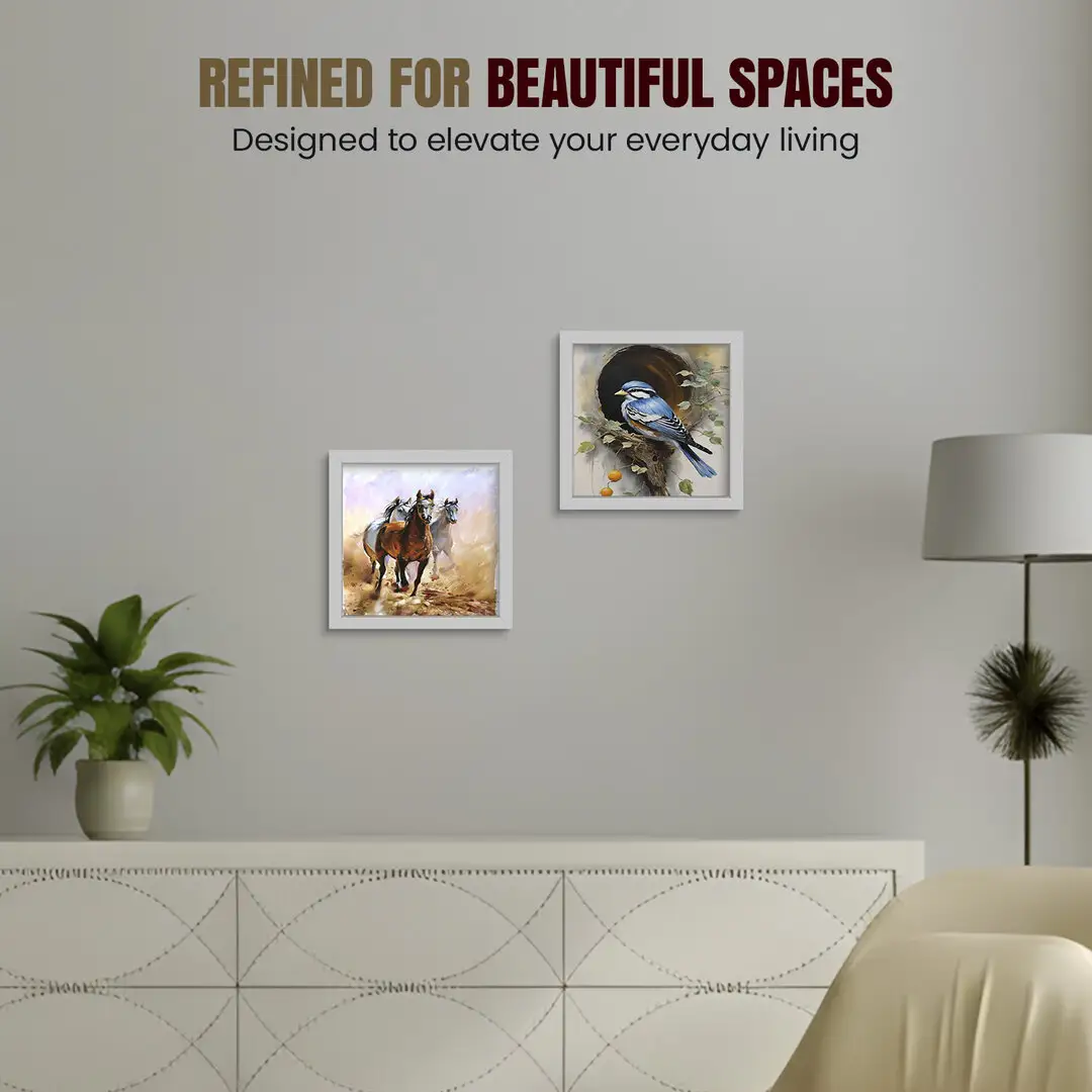 15x15cm Sleek Silver Picture Frame With Clear Acrylic Front - For Premium Wall Decor thumbnail 2