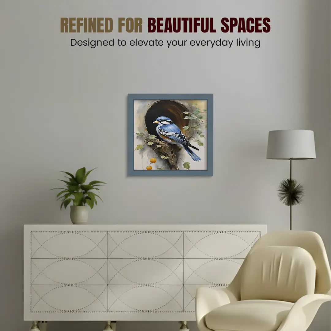 16x16" Sleek Navy Blue Picture Frame - Elegant Wall Or Desk Display thumbnail 2