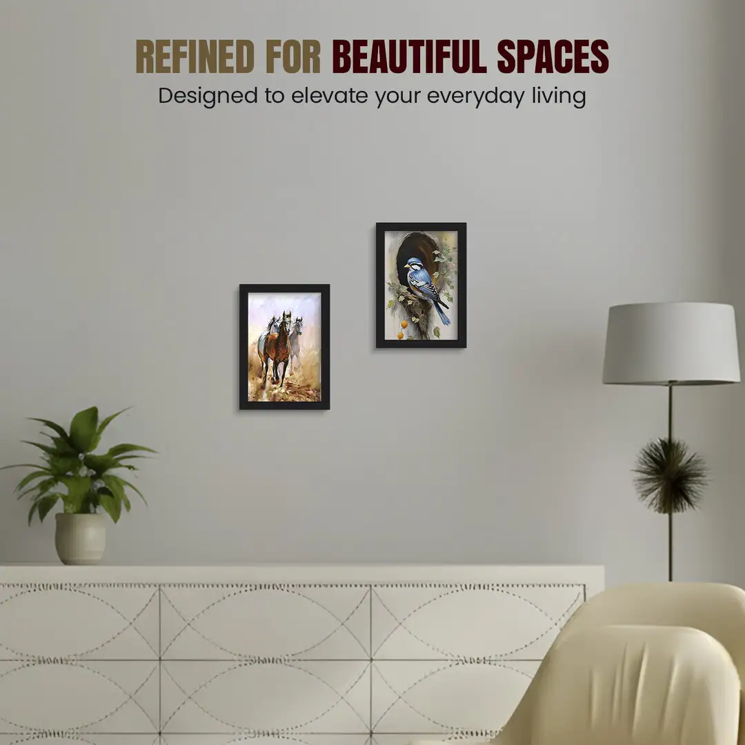 20x15cm Sleek Black Picture Frame With Shatterproof Acrylic Front - Minimalist Wall Display thumbnail 2