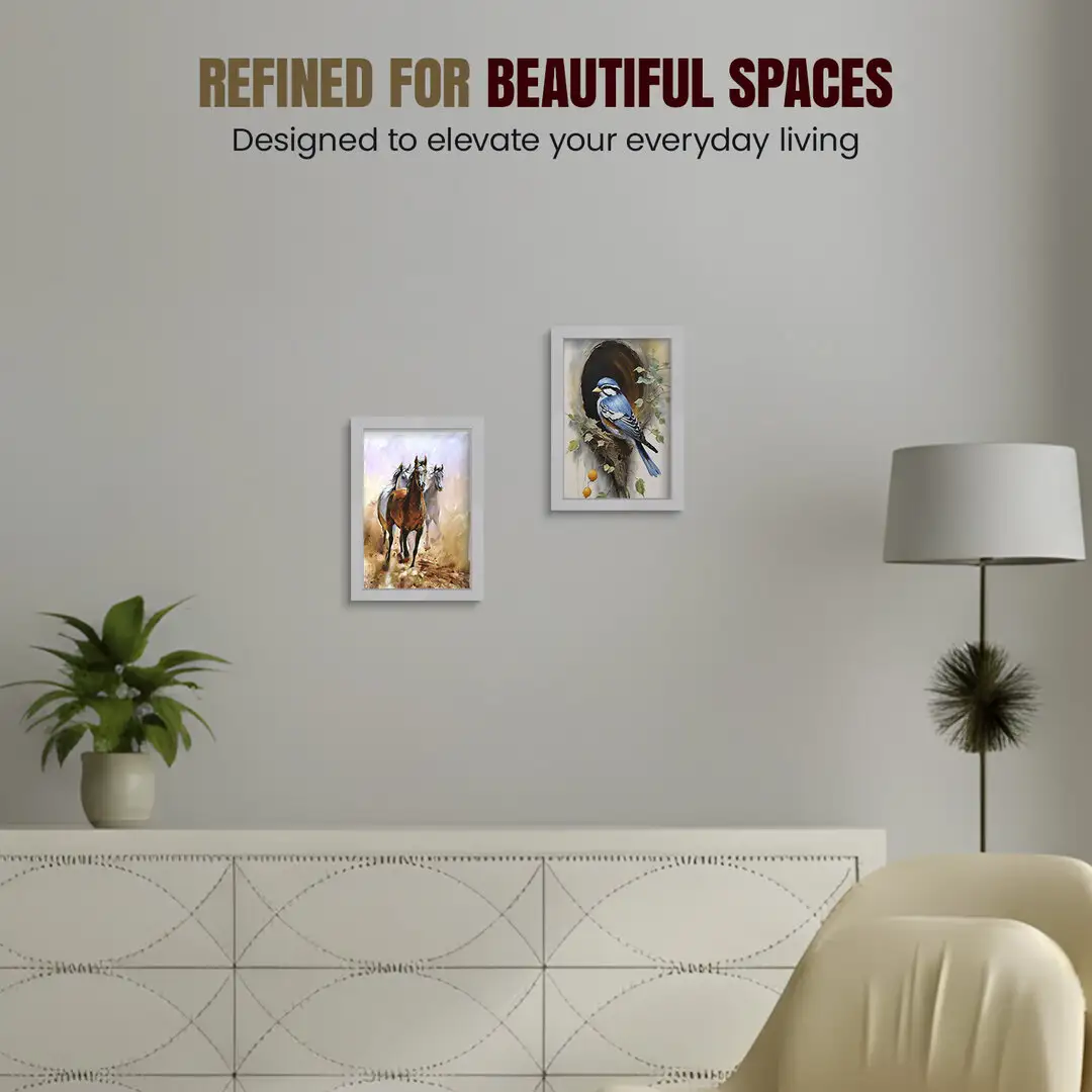 30x28cm Sleek Silver Picture Frame - Elegant Wall Or Desk Display thumbnail 2