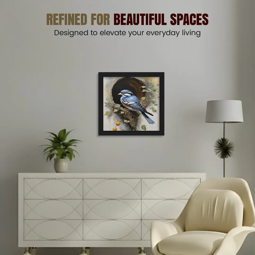 45x45cm Sleek Black Picture Frame - Elegant Wall Or Desk Display thumbnail 2