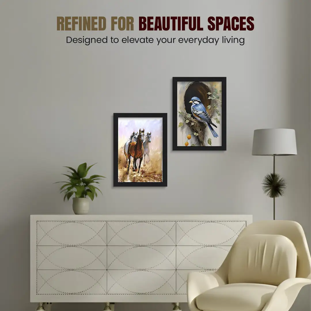 50x30cm Sleek Black Picture Frame With Clear Acrylic Front - For Premium Wall Decor thumbnail 2