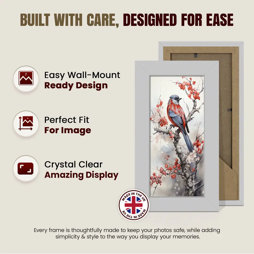 10x5" Modern Silver Picture Frame | Beautiful Wall Frame With Perspex Front thumbnail 7