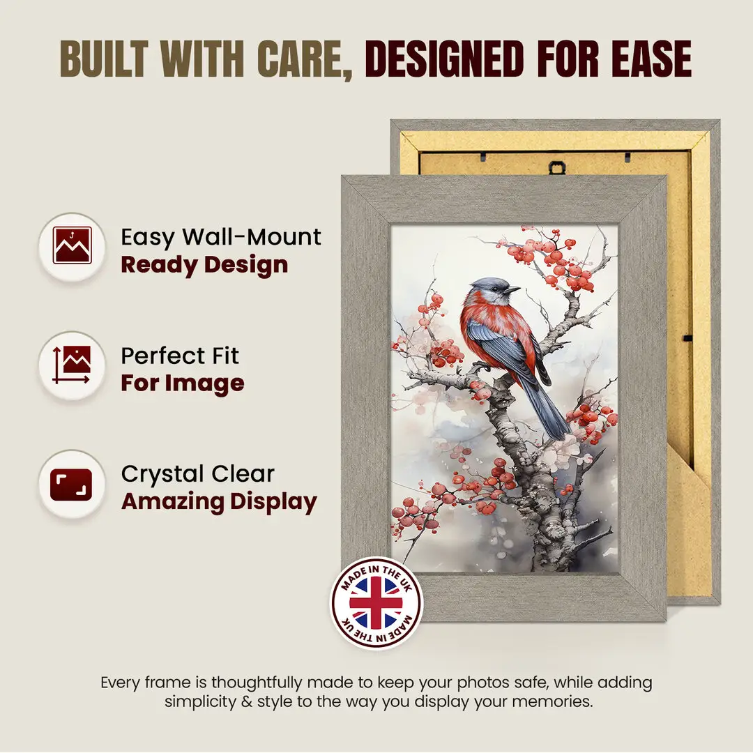 12x9" Modern Aluminium Picture Frame - Premium Photo Frame With Perspex Front thumbnail 7