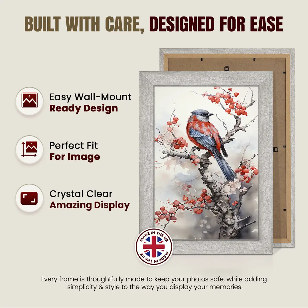 18x14" Modern Aluminium Picture Frame - Premium Photo Frame With Perspex Front thumbnail 7