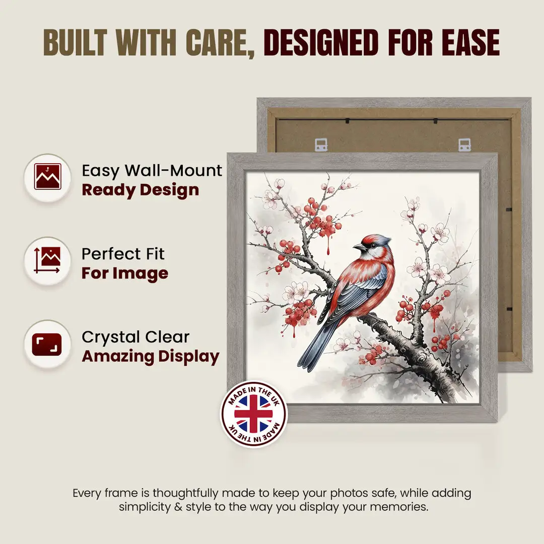 24x24" Modern Aluminium Picture Frame | Beautiful Wall Frame With Perspex Front thumbnail 7