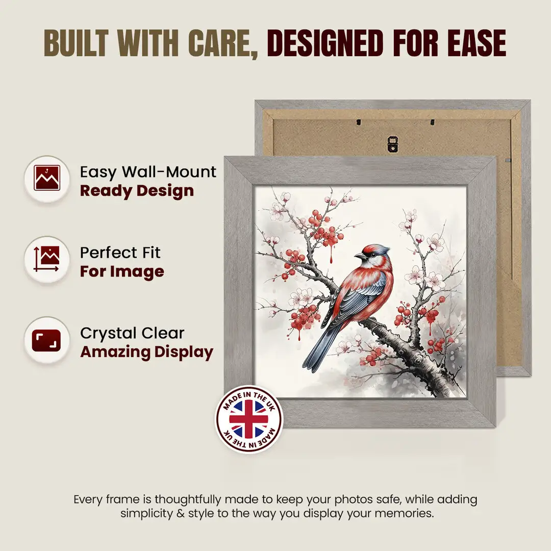 25x25cm Modern Aluminium Picture Frame - Premium Photo Frame With Perspex Front thumbnail 7