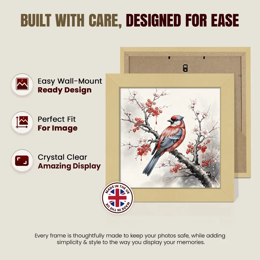 25x25cm Modern Mustard Yellow Picture Frame - Premium Photo Frame With Perspex Front thumbnail 7