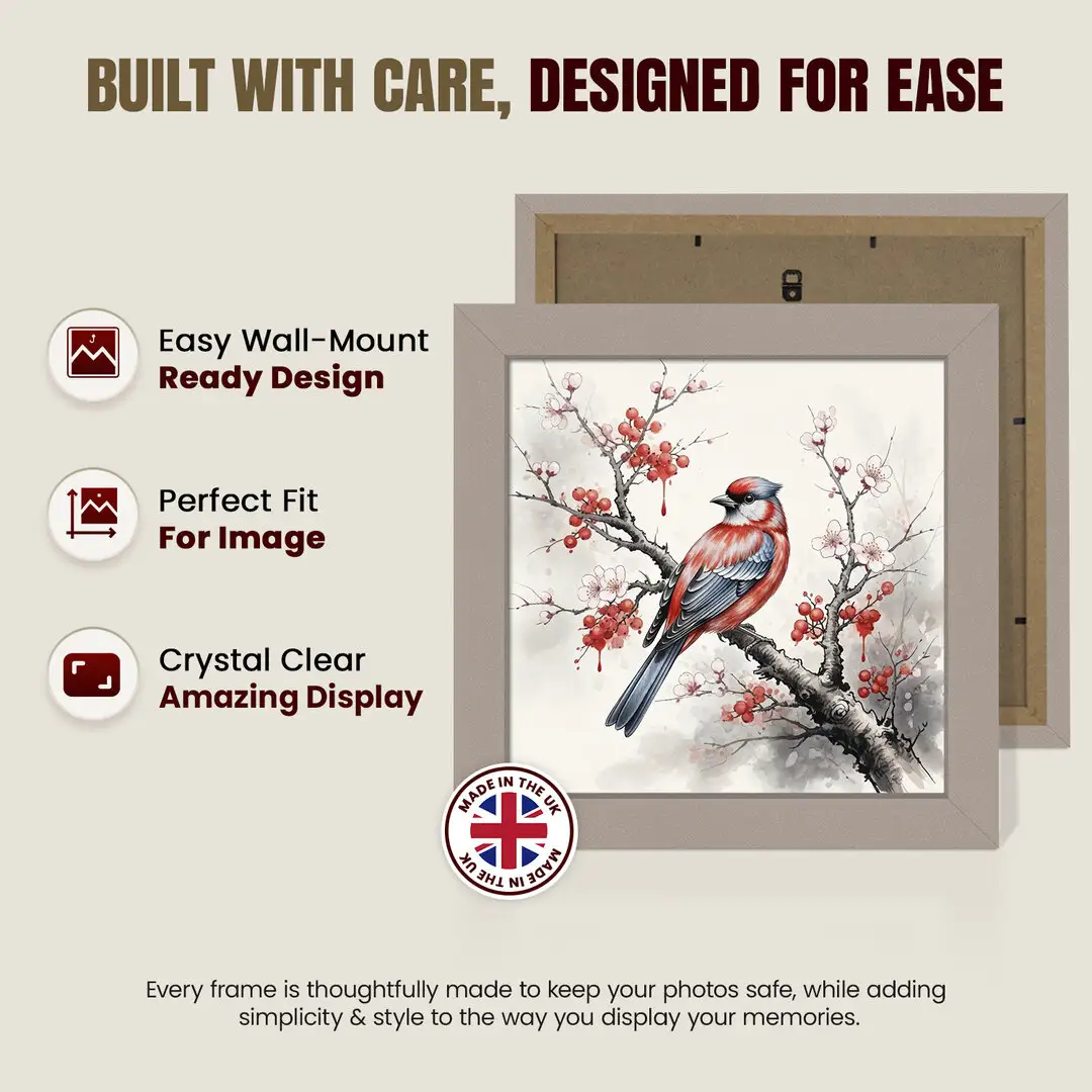 40x40cm Modern Rose Gold Picture Frame | Beautiful Wall Frame With Perspex Front thumbnail 7
