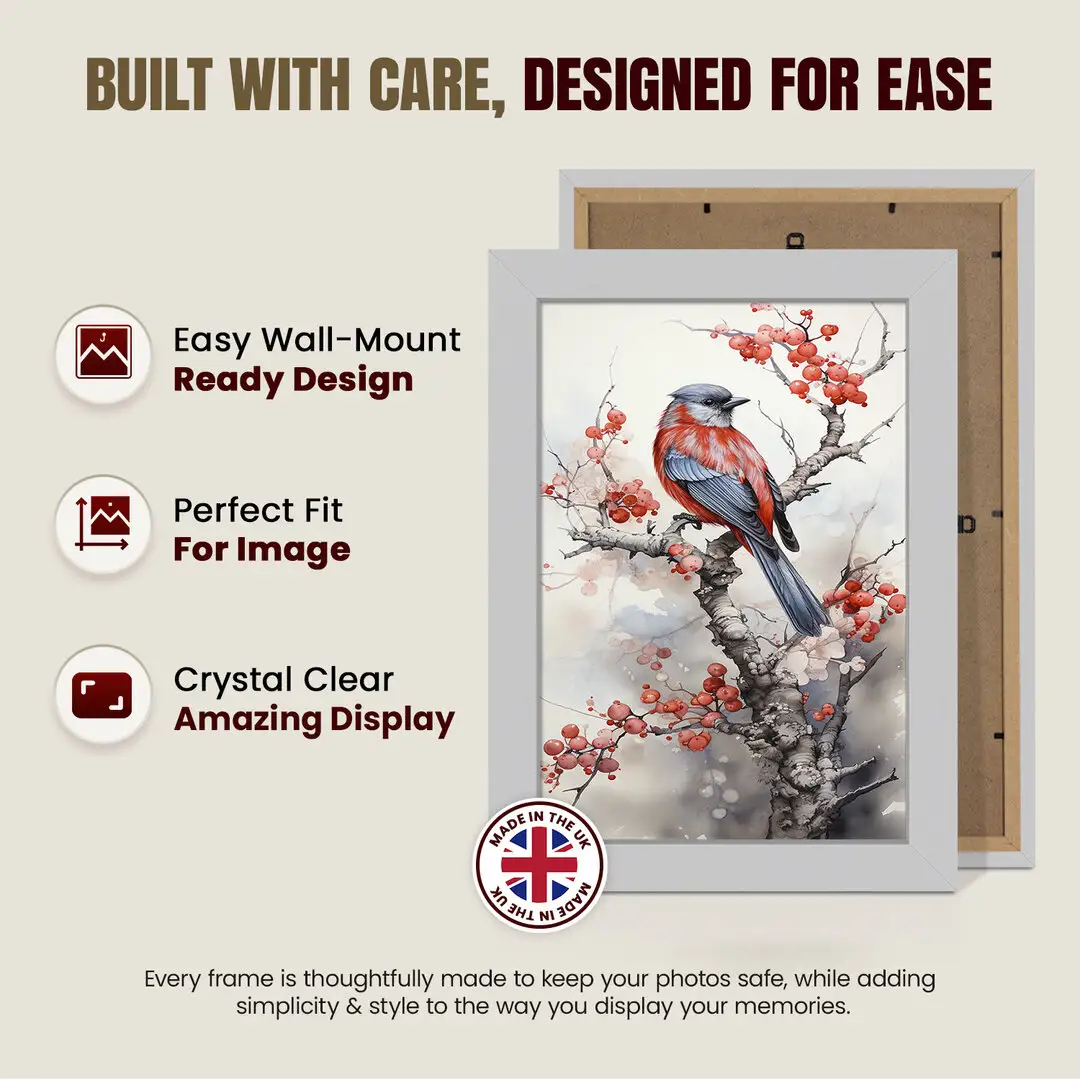 45x30cm Modern Silver Picture Frame - Elegant Wall Frame With Perspex Front thumbnail 7