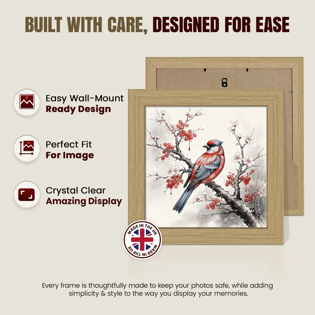 4x4" Modern Picture Frame | Beautiful Wall Frame With Perspex Front thumbnail 7