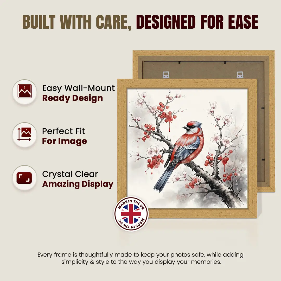 70x70cm Modern Country Pine Picture Frame | Beautiful Wall Frame With Perspex Front thumbnail 7