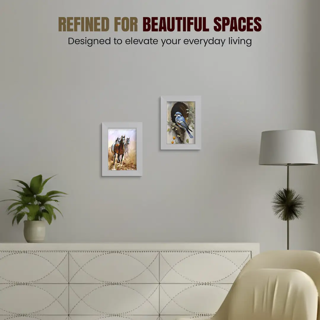10x8" Modern Silver Picture Frame - Elegant Wall Frame With Perspex Front thumbnail 2