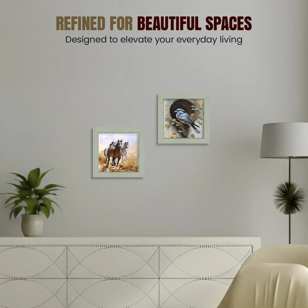 12x12" Modern Green Picture Frame - Premium Photo Frame With Perspex Front thumbnail 2