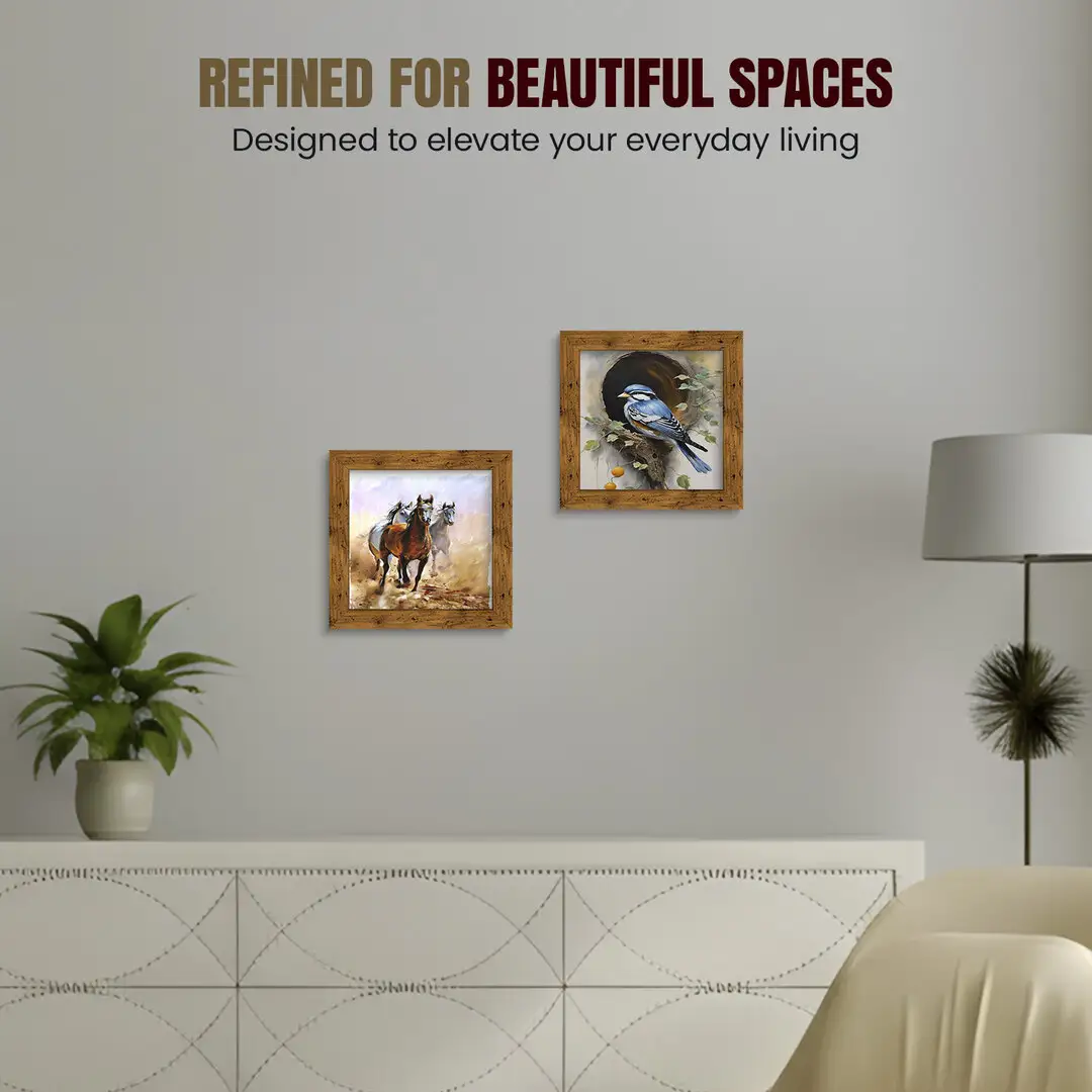 12x12" Modern Picture Frame | Beautiful Wall Frame With Perspex Front thumbnail 2