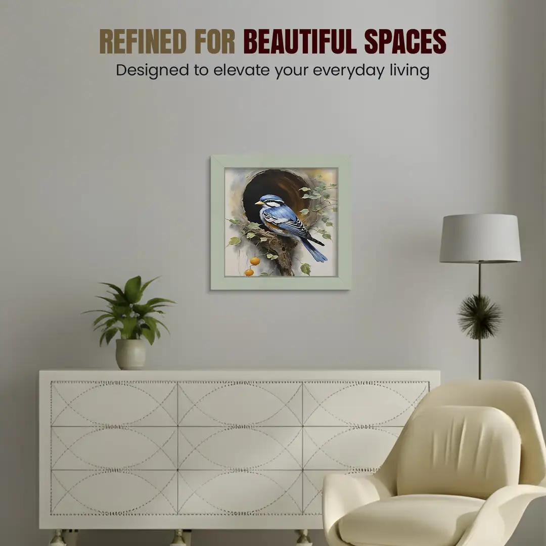 13x13" Modern Green Picture Frame | Beautiful Wall Frame With Perspex Front thumbnail 2