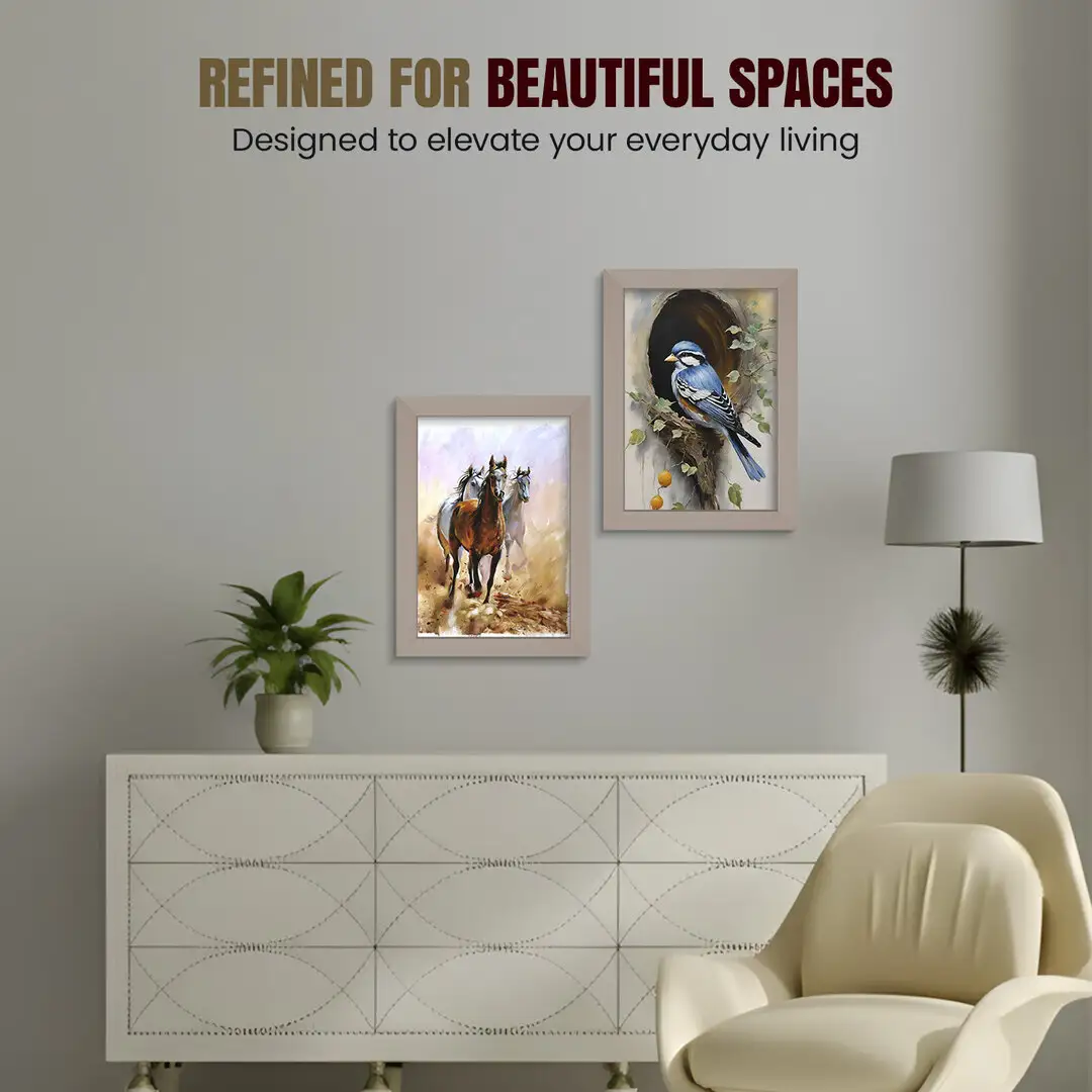15x9" Modern Rose Gold Picture Frame - Elegant Wall Frame With Perspex Front thumbnail 2
