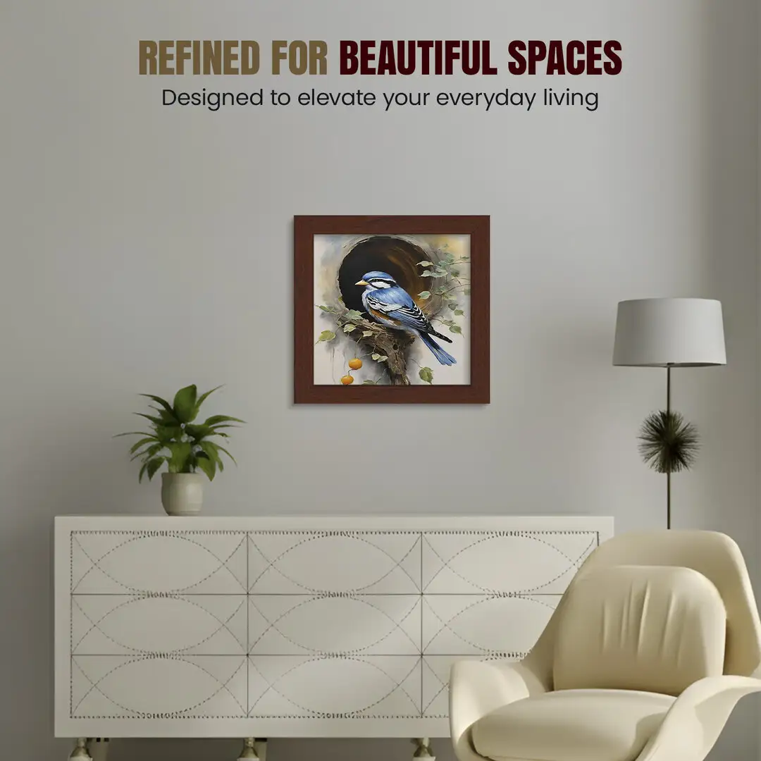 16x16" Modern Rose Wood Picture Frame - Premium Photo Frame With Perspex Front thumbnail 2