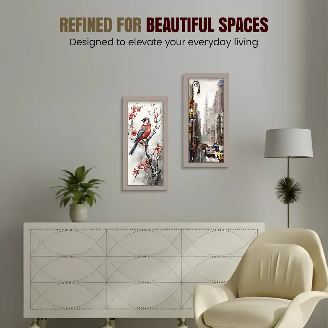 16x8" Modern Rose Gold Picture Frame - Elegant Wall Frame With Perspex Front thumbnail 2