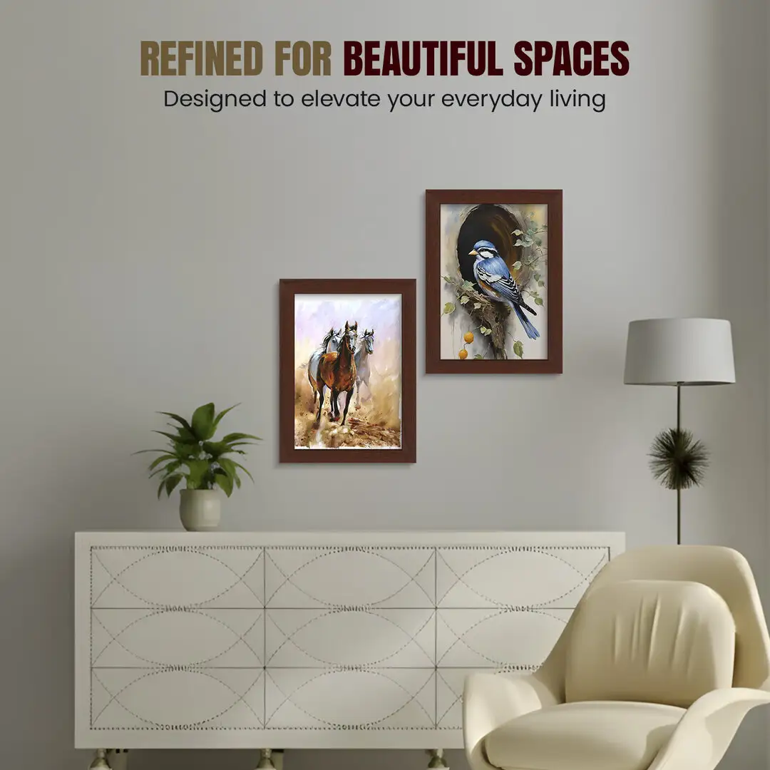 17x12" Modern Rose Wood Picture Frame - Elegant Wall Frame With Perspex Front thumbnail 2