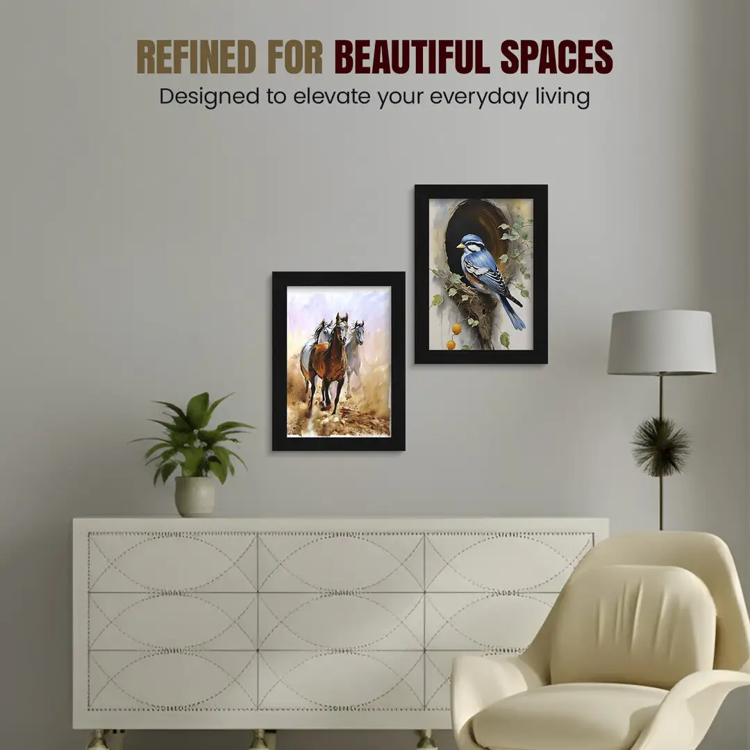 19x13" Modern Black Picture Frame - Elegant Wall Frame With Perspex Front thumbnail 2