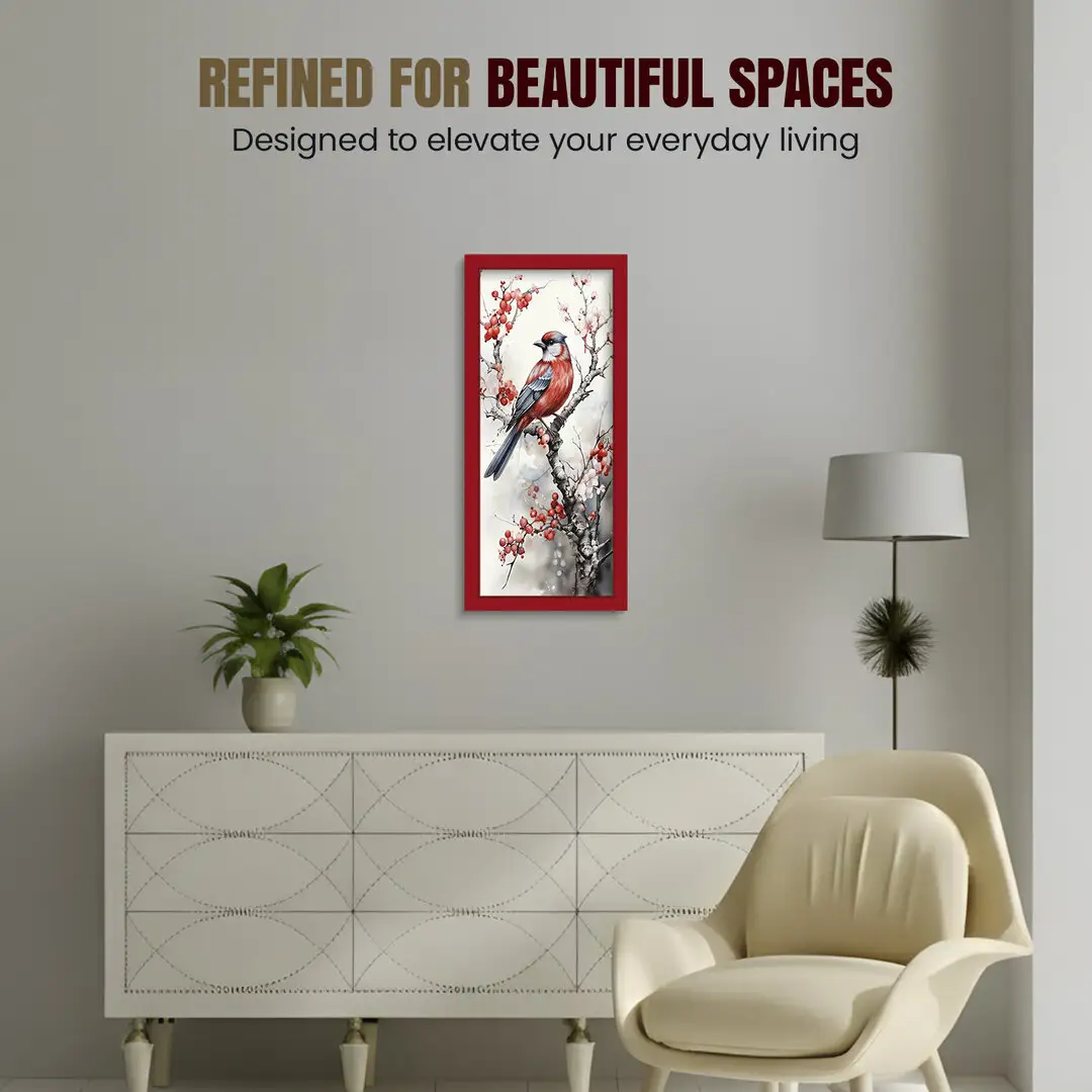 20x10" Modern Red Picture Frame - Premium Photo Frame With Perspex Front thumbnail 2