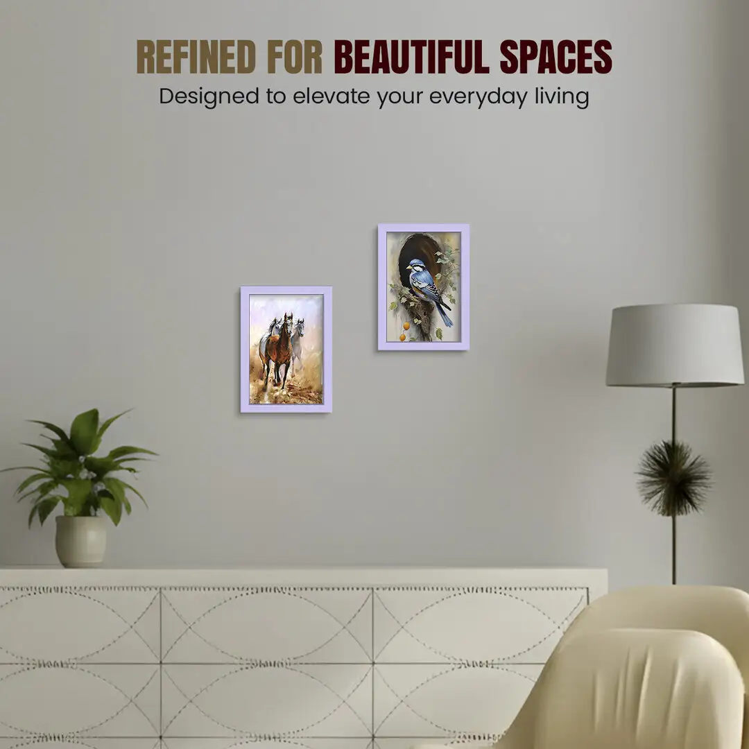 20x15cm Modern Purple Picture Frame - Premium Photo Frame With Perspex Front thumbnail 2