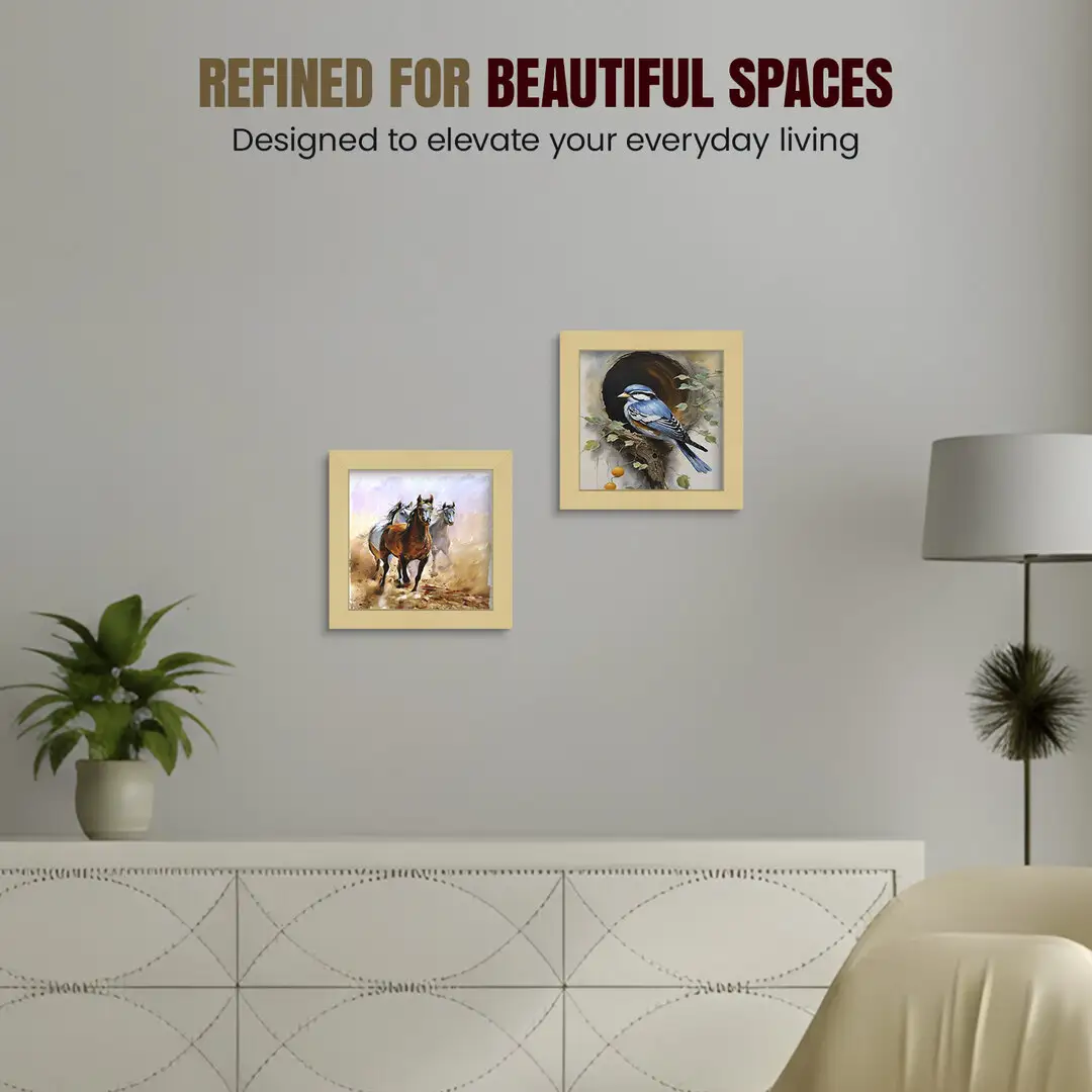 25x25cm Modern Mustard Yellow Picture Frame - Premium Photo Frame With Perspex Front thumbnail 2