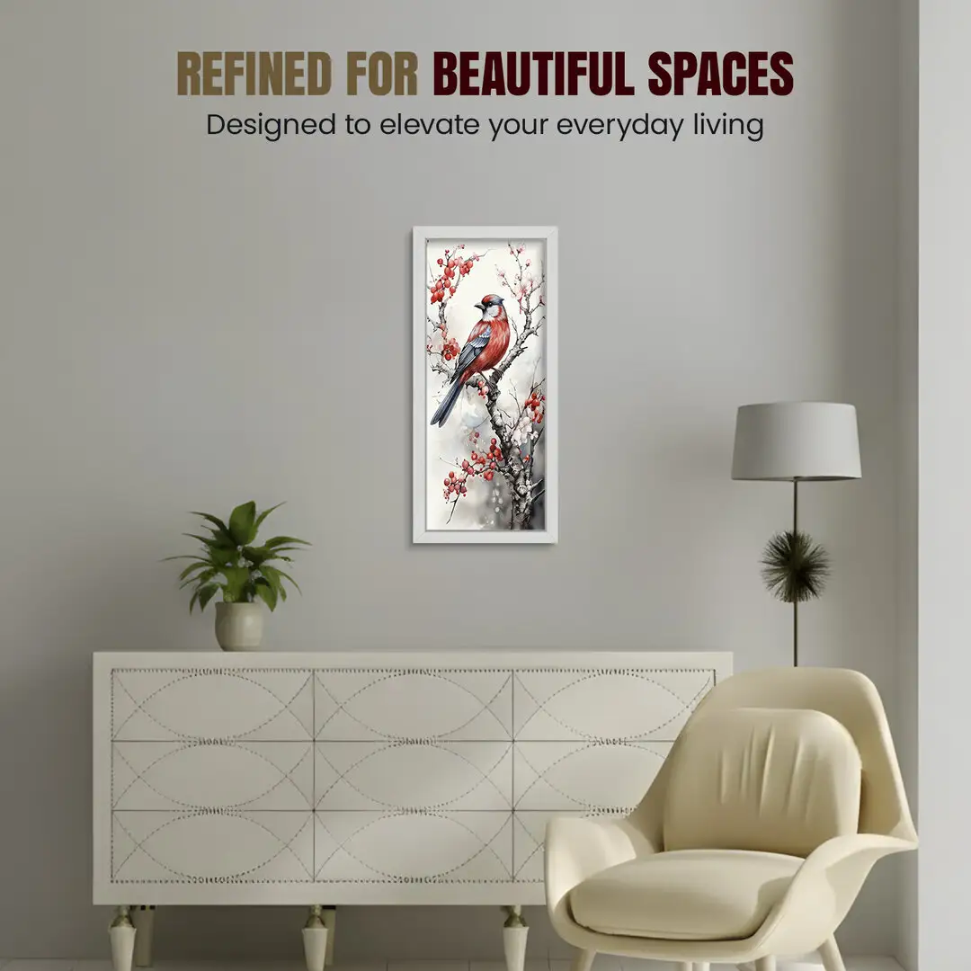 26x10" Ash White Modern Picture Frame - Elegant Wall Frame With Perspex Front thumbnail 2