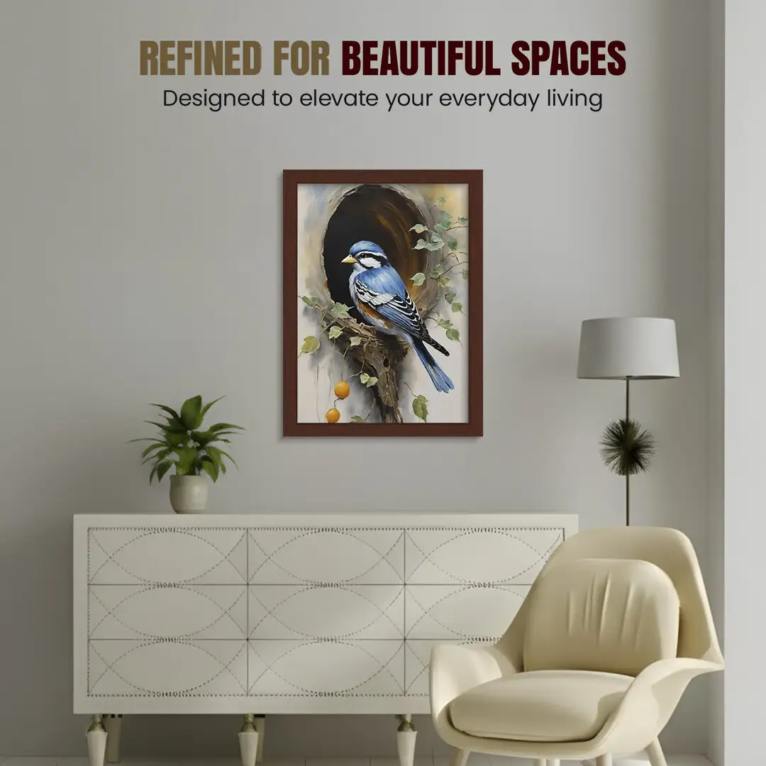 32x24" Modern Rose Wood Picture Frame - Elegant Wall Frame With Perspex Front thumbnail 2