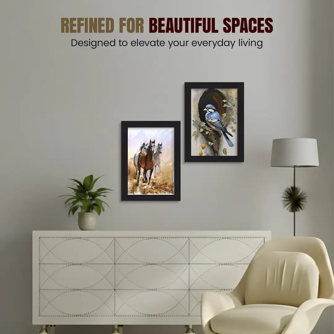 35x25cm Modern Matte Black Picture Frame - Elegant Wall Frame With Perspex Front thumbnail 2