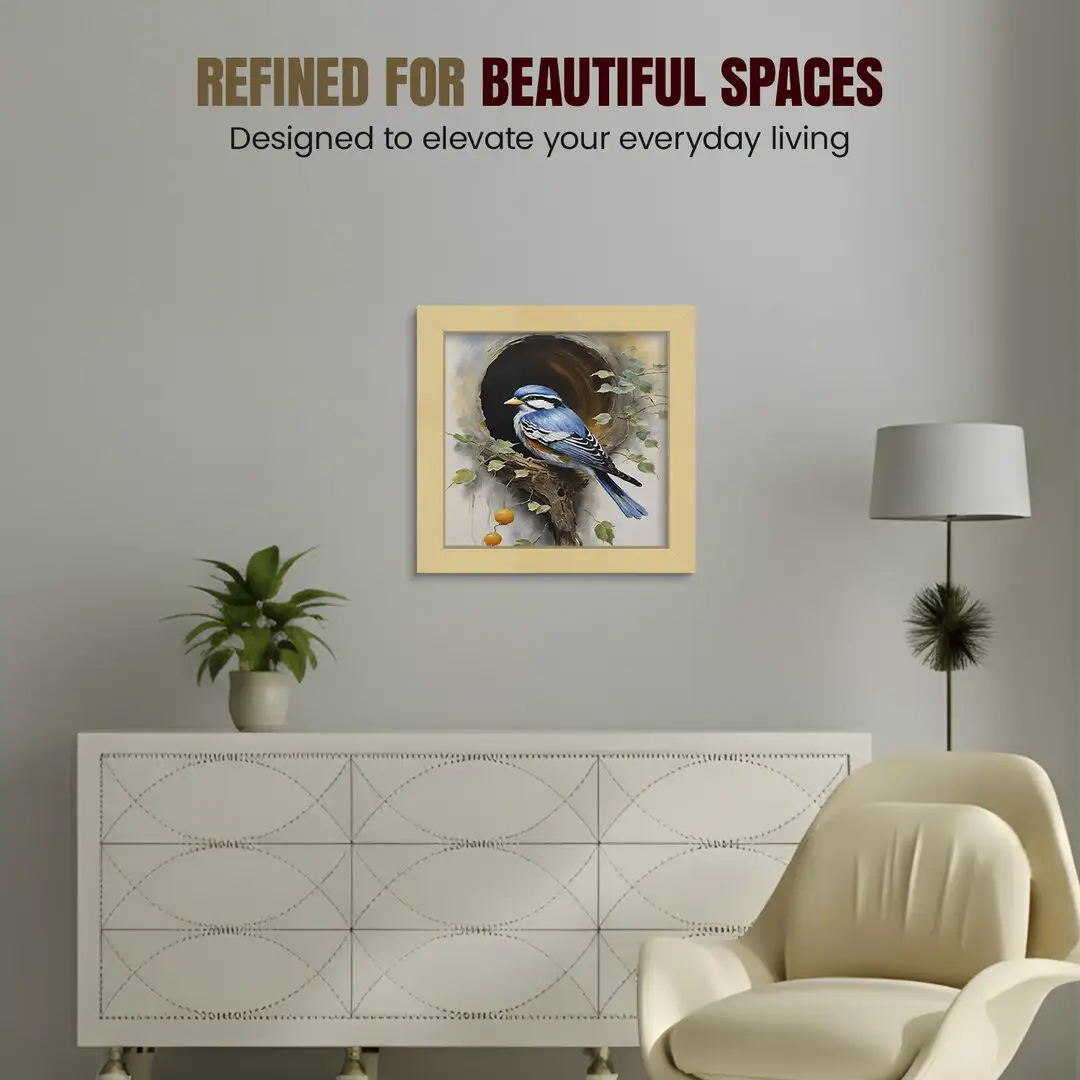 35x35cm Modern Mustard Yellow Picture Frame | Beautiful Wall Frame With Perspex Front thumbnail 2
