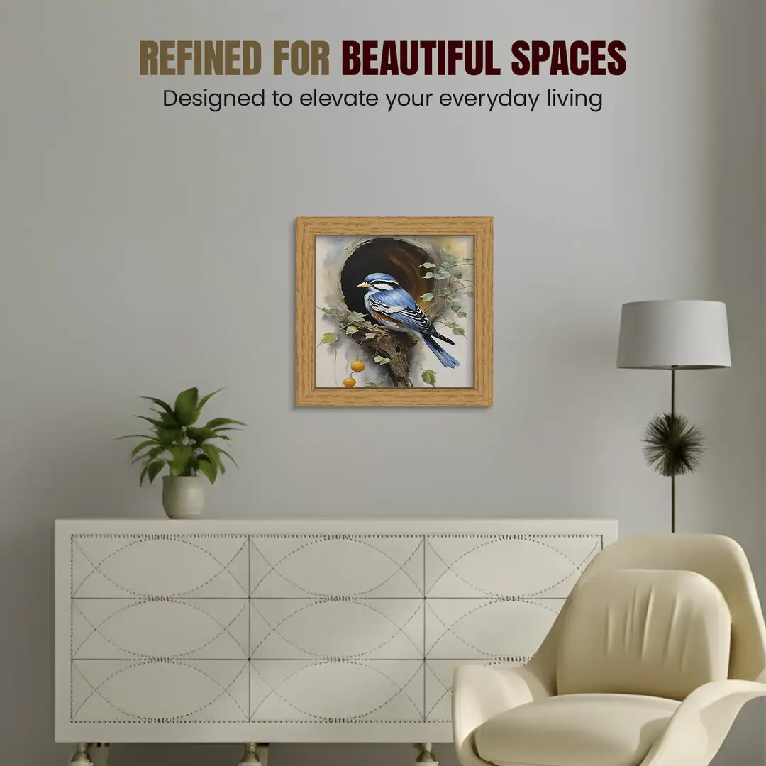 35x35cm Modern Oak Picture Frame - Premium Photo Frame With Perspex Front thumbnail 2