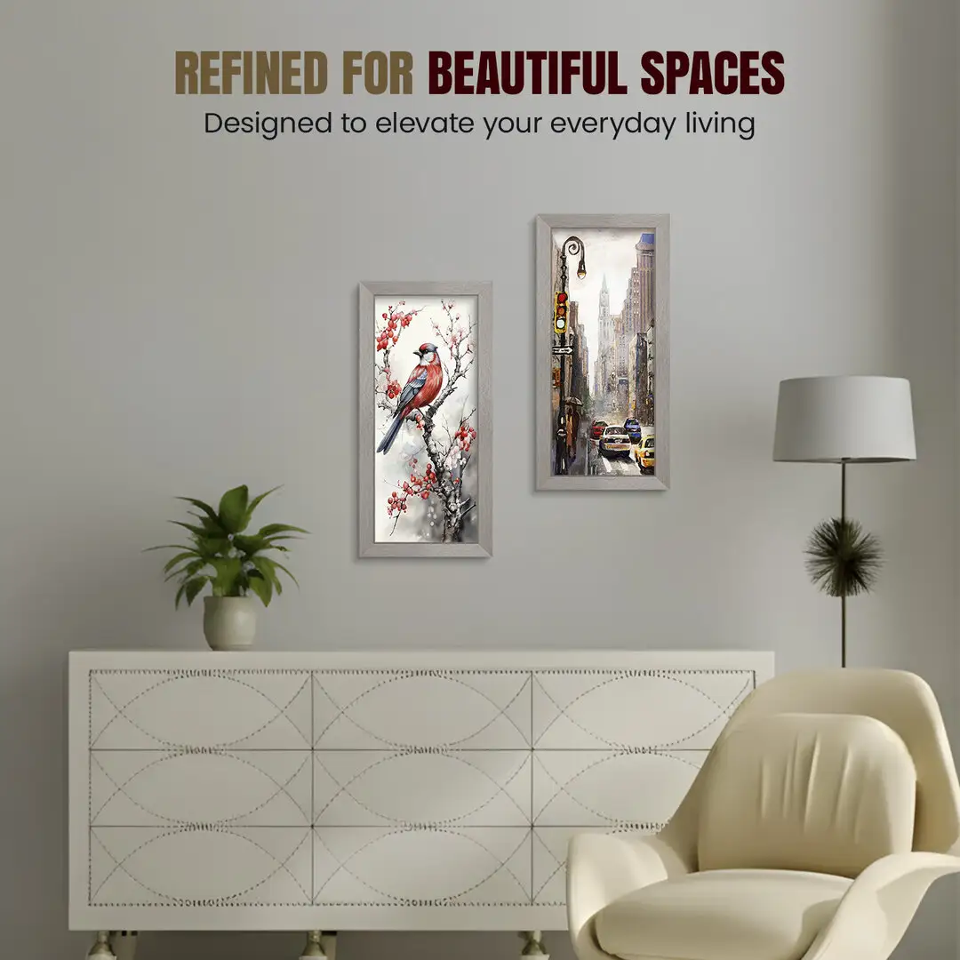 40x20cm Modern Aluminium Picture Frame - Elegant Wall Frame With Perspex Front thumbnail 2