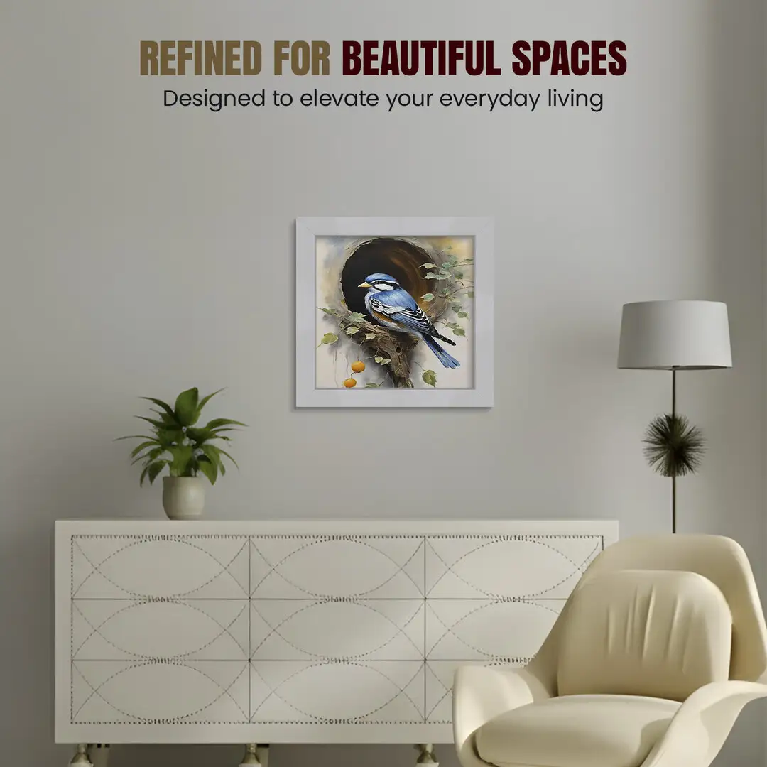 40x40cm Modern Silver Picture Frame - Premium Photo Frame With Perspex Front thumbnail 2