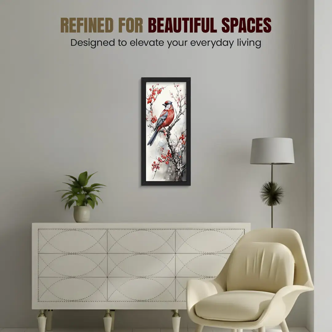 90x30cm Modern Matte Black Picture Frame | Beautiful Wall Frame With Perspex Front thumbnail 2